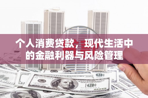裕民个人消费贷款，现代生活中的金融利器与风险管理