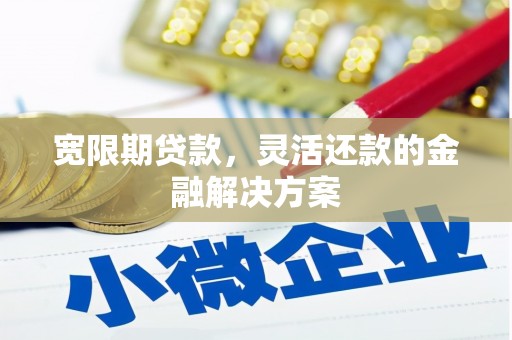 金塔宽限期贷款，灵活还款的金融解决方案