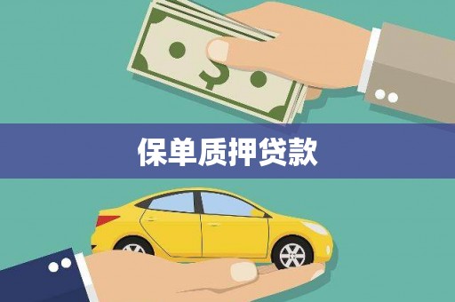 安阳保单质押贷款