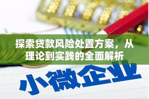 覃塘探索贷款风险处置方案，从理论到实践的全面解析