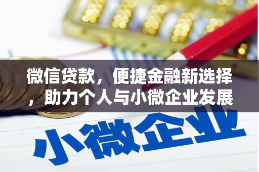 嘉荫微信贷款，便捷金融新选择，助力个人与小微企业发展