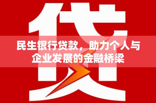 双台子民生银行贷款，助力个人与企业发展的金融桥梁
