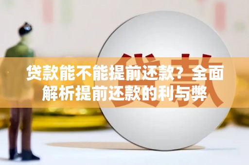 三沙贷款能不能提前还款？全面解析提前还款的利与弊