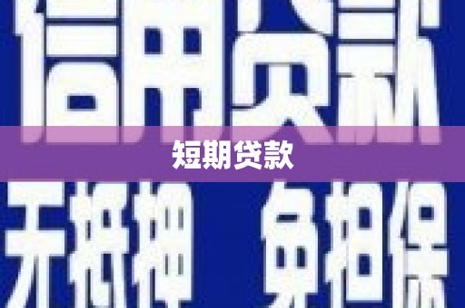 水林短期贷款